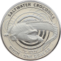 Preview: Australien 1 Dollar 2013 Salzwasserkrokodil Bindi - 1 Unze Feinsilber